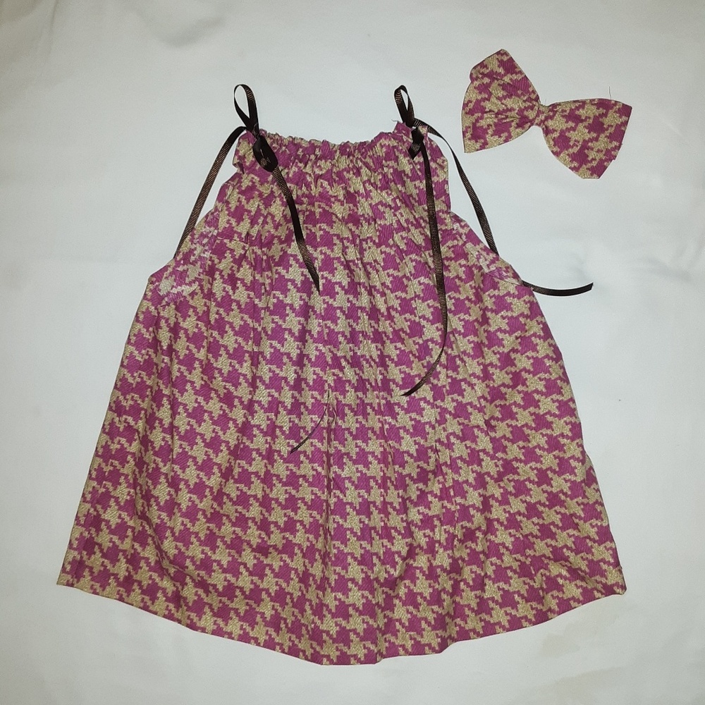 Fushia/Tan PillowCase Set